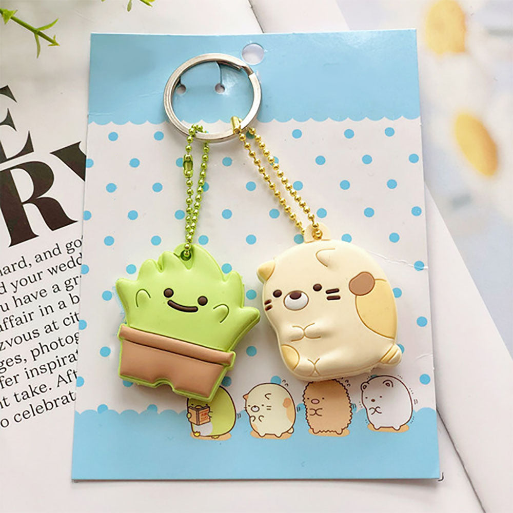 Cartoon Animal Cute Anime Silicone Keychain | Magic Stories