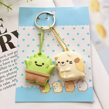 Cartoon Animal Cute Anime Silicone Keychain | Magic Stories