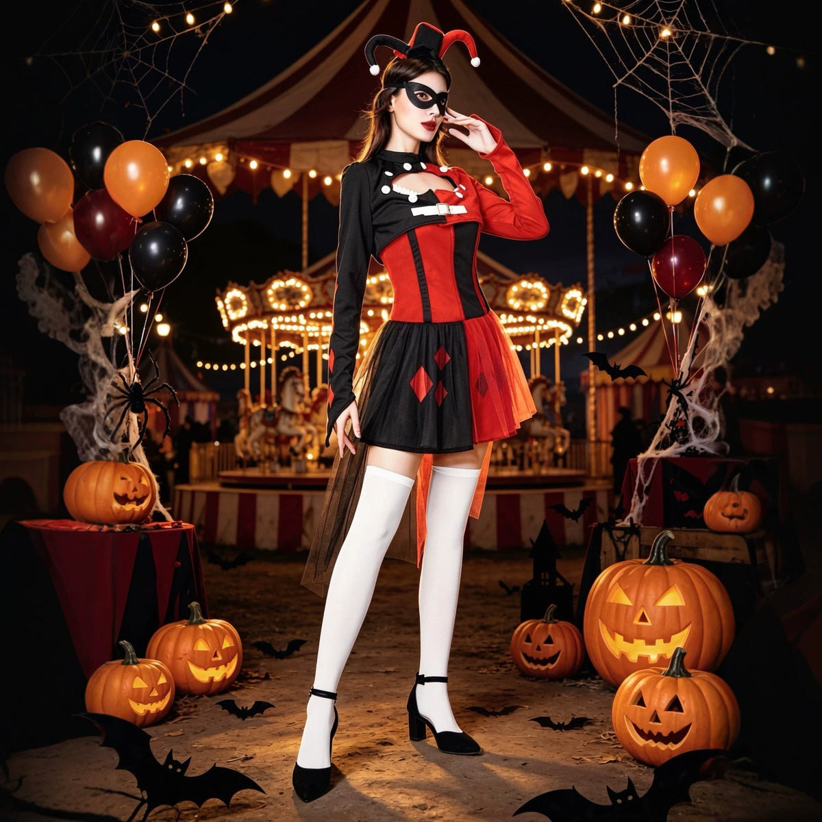 Halloween Circus Clown Stage Costume | Magic Stories