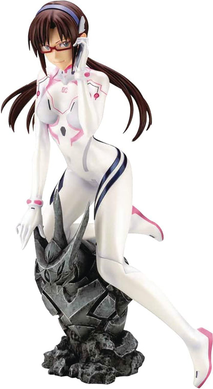 Evangelion 3.0+1.0 White Plugsuit Duo — Asuka Shikinami Langley + Mari Makinami Illustrious — back view