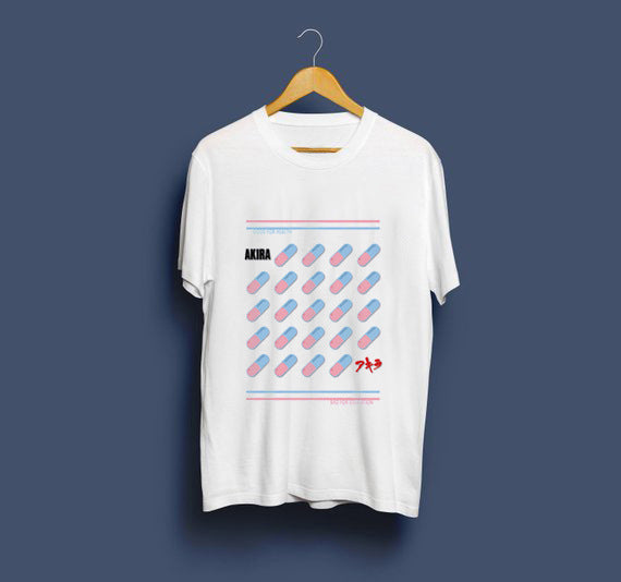 Neo Tokyo Awesome Guys T Shirt Man New Akira The Capsule T-Shirt Japan Anime Custom Tee Company T-shirts For Men — detail