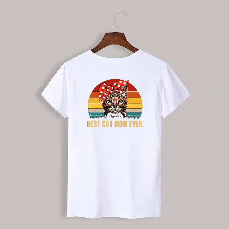 Cute Glasses Cat Costume Thermal Transfer | Magic Stories