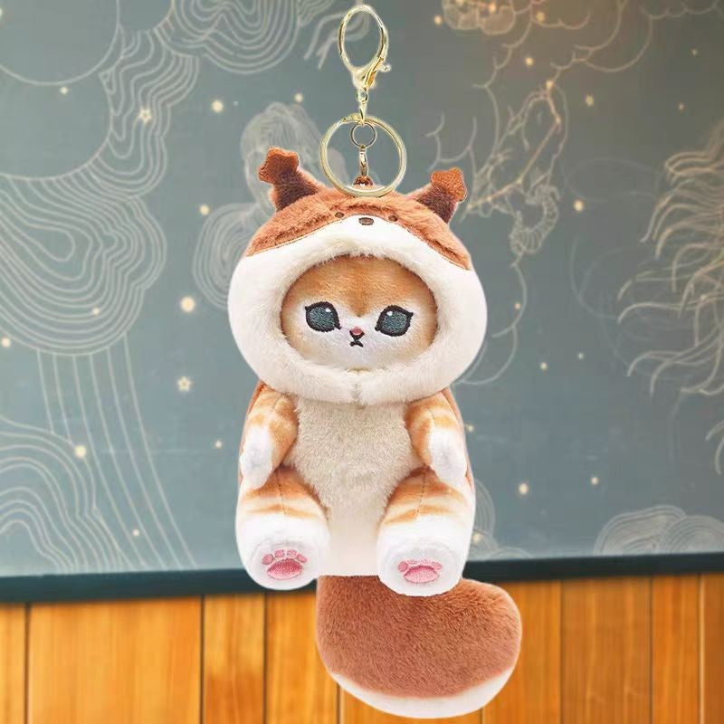 Raccoon Shark Panda Bag Plush Pendant | Magic Stories