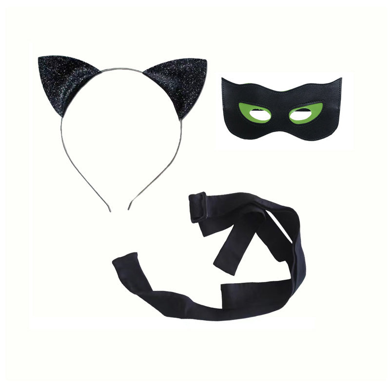 Halloween Black Cat Cosplay Costume Children | Magic Stories