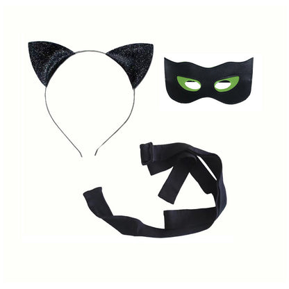 Halloween Black Cat Cosplay Costume Children | Magic Stories