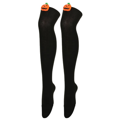 Cartoon Devil Over Knee Socks Women | Magic Stories