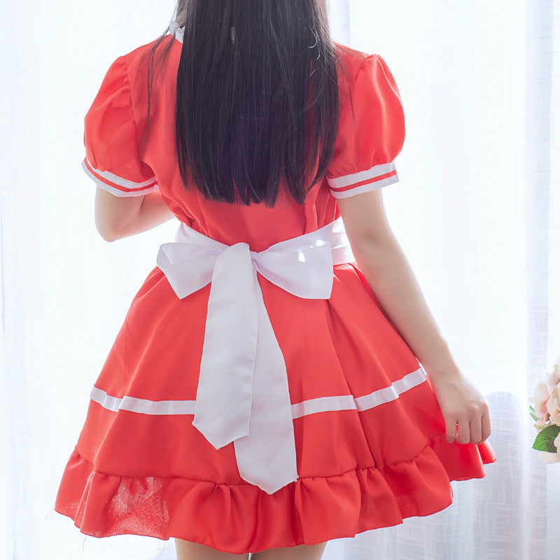 Maid anime costume halloween costume — back view