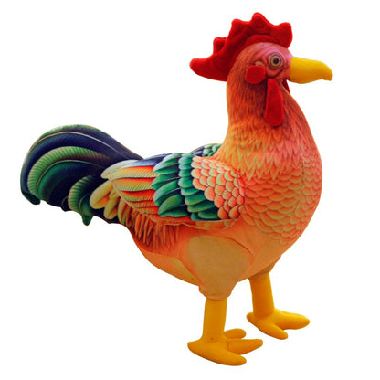 3D Simulation Big Rooster Plush Toy Doll | Magic Stories