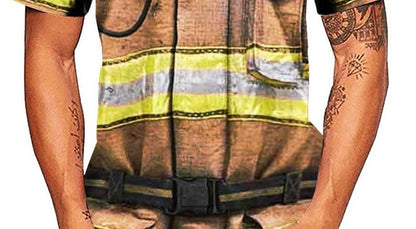 Firefighter Suit Fireman Superhero T-shirt | Magic Stories