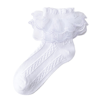 Lolita Style Socks Girls Lace | Magic Stories