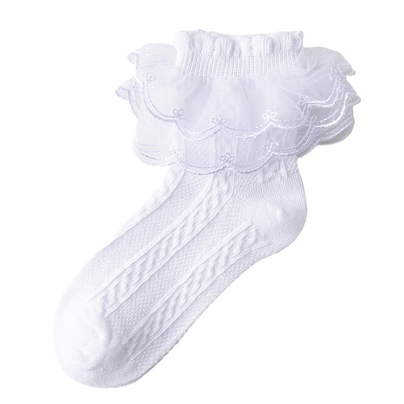 Lolita Style Socks Girls Lace | Magic Stories