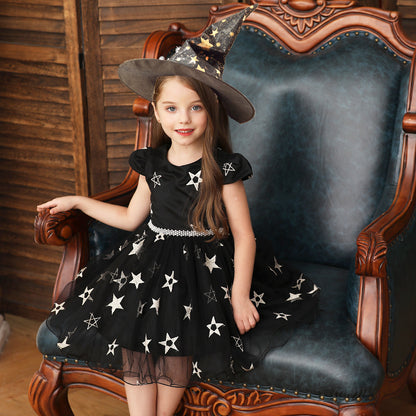 Costume child witch dress — detail