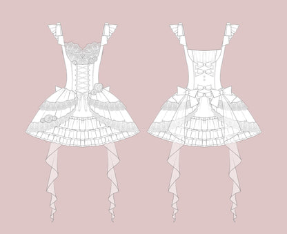 Jsk Lolita Everyday Cute Lolita Dress — scale reference