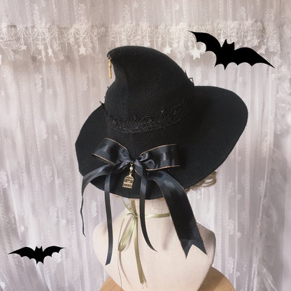 Element Witch Hat Daily Lolita Style Knitted | Magic Stories