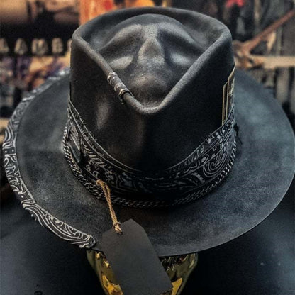Handmade Skull Hat Plush Cowboy Hat | Magic Stories