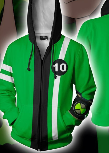 3D Anime Print Zip Shirt | Magic Stories