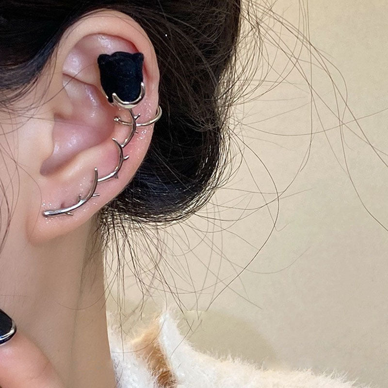 Plush Tulip Ear Stud Ear Bone Clip | Magic Stories