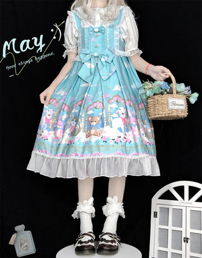 Lolita Fantasy Amusement Park Sling Dress | Magic Stories
