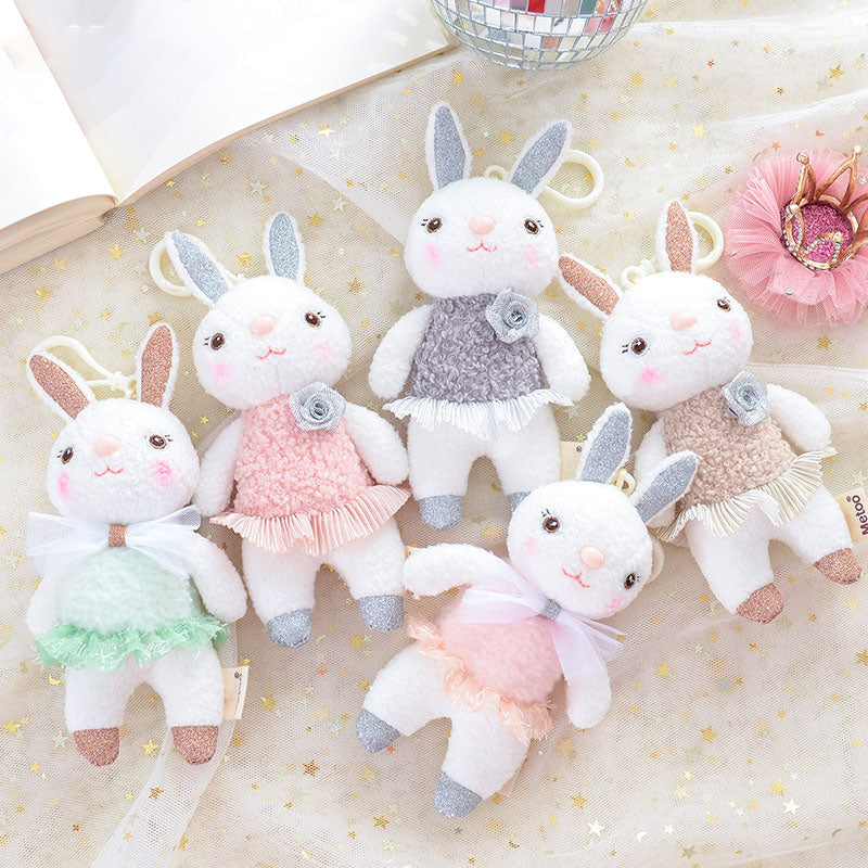 Animal Rabbit Plush Toy Pendant Keychain | Magic Stories