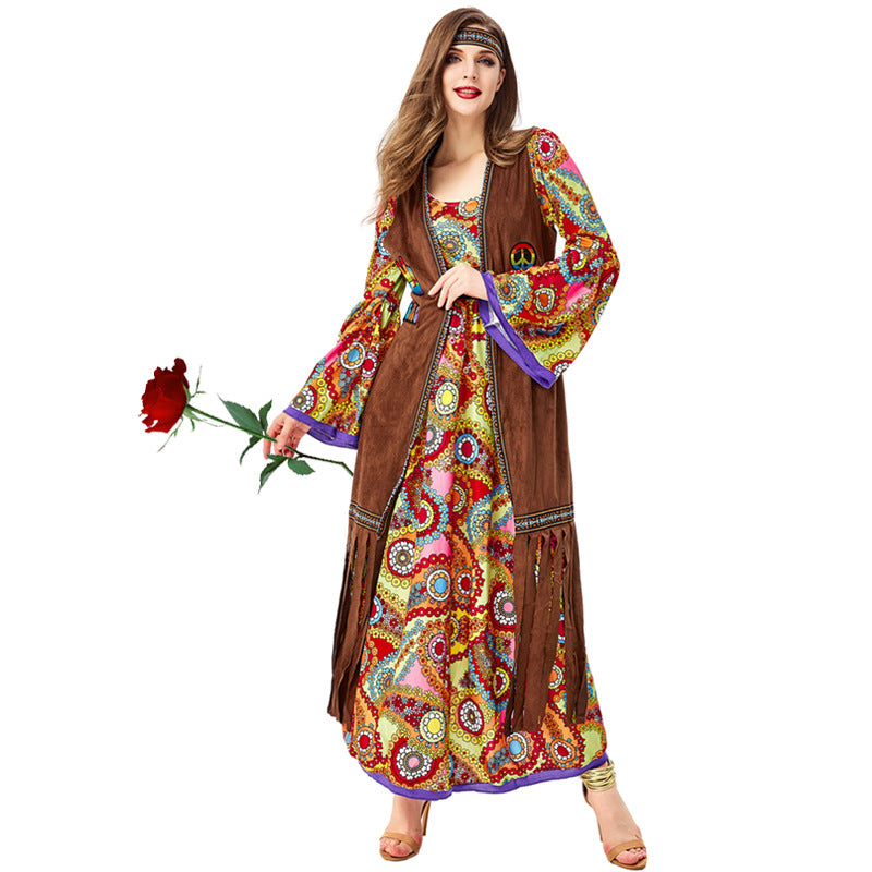 Vintage Disco Hippie Costume Primitive | Magic Stories