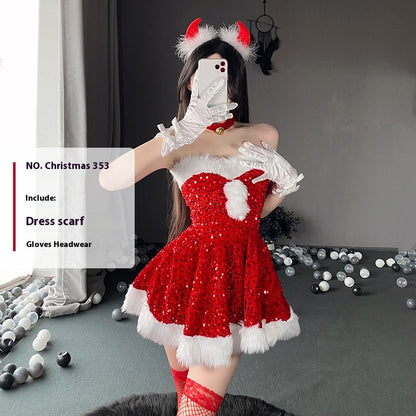 Christmas Uniform Suit Bunny Cos Costume | Magic Stories