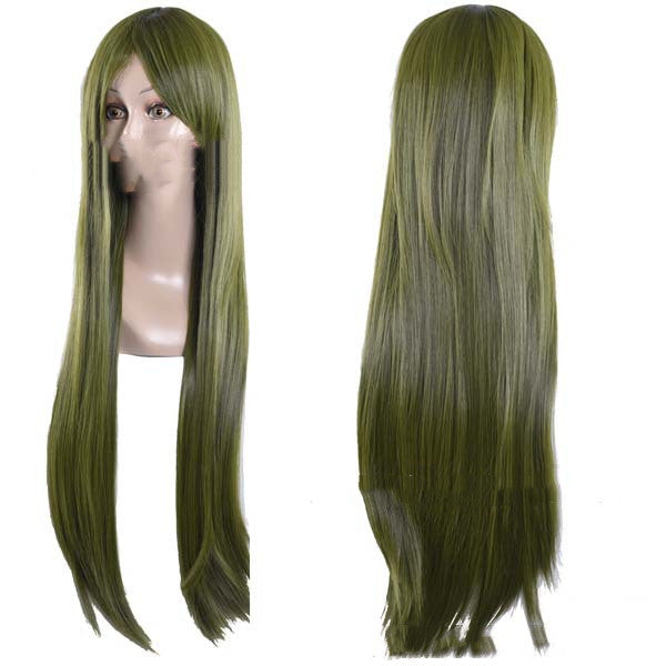 Anime wig, long straight hair — packaging