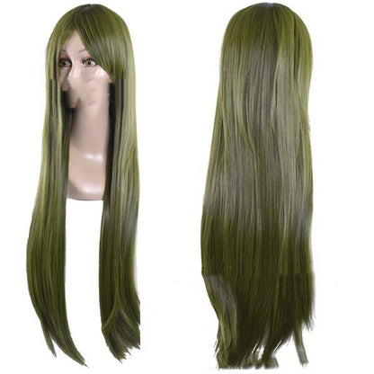 Anime wig, long straight hair — packaging