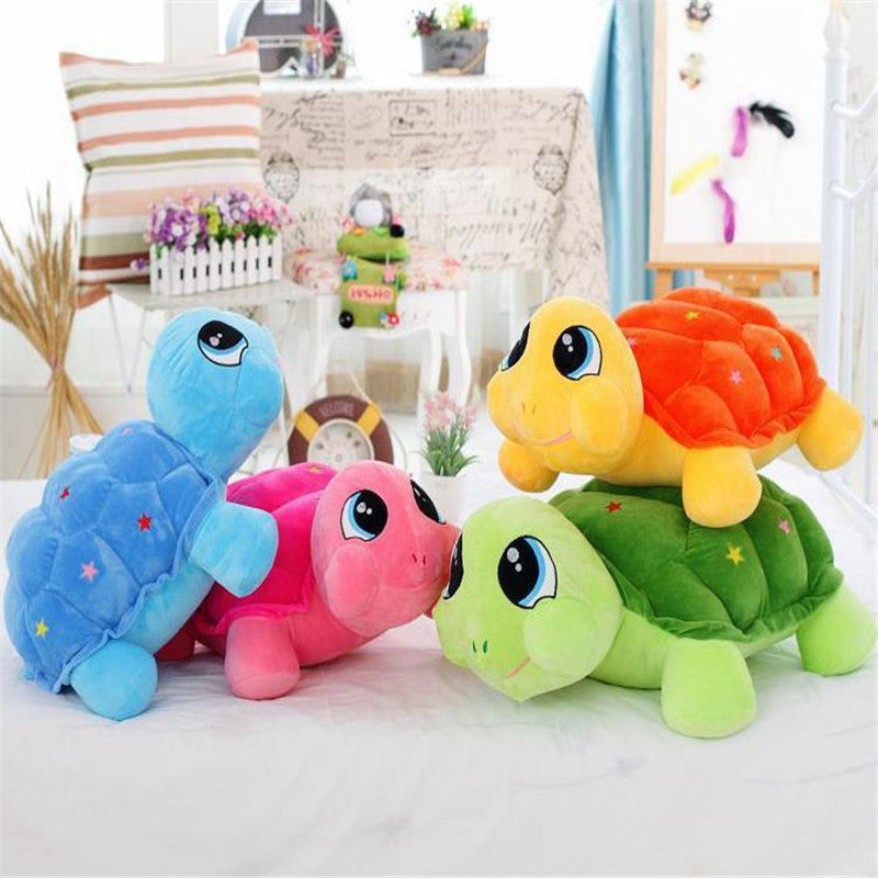 Big eye turtle cute Turtle Plush Toy — in use