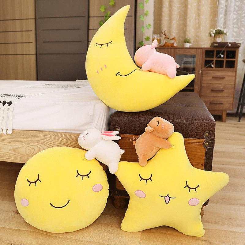 Moon Star Pillow Cute Super Cute Plush Toy | Magic Stories