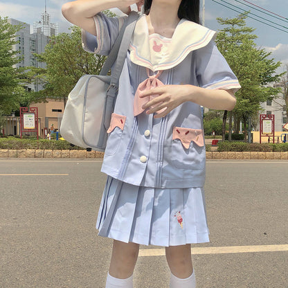 Cute Kindergarten JK Uniform Suit Summer Sailor Suit — packaging