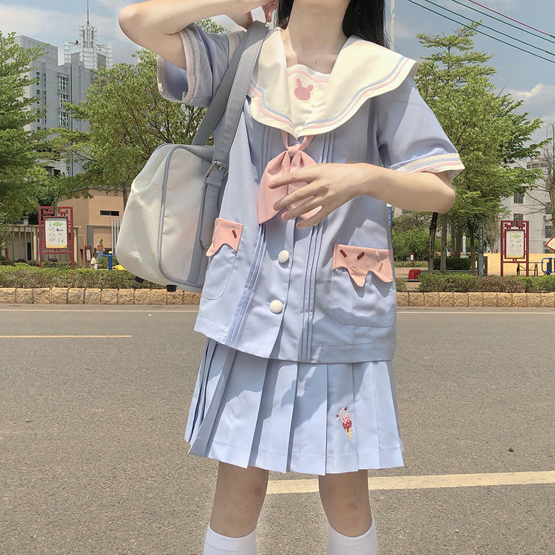 Cute Kindergarten JK Uniform Suit Summer Sailor Suit — packaging