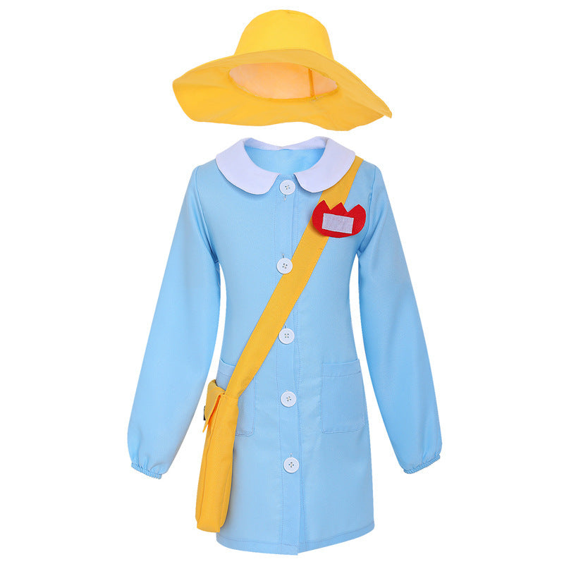 Nursery Teacher Halloween Cosplay Costume — back view