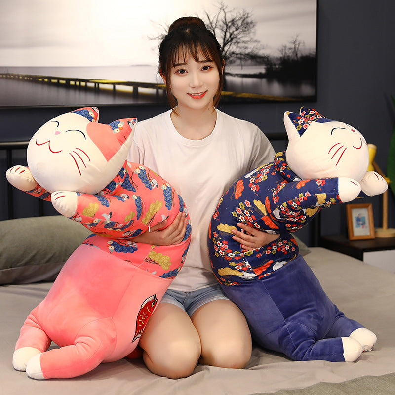 Lucky cat pillow plush toy | Magic Stories
