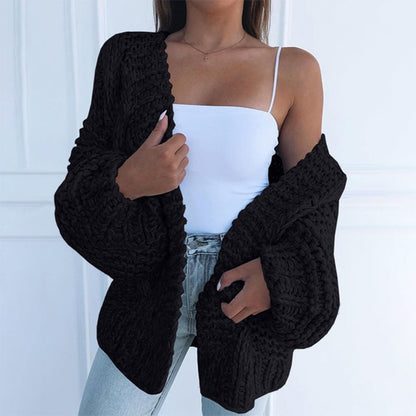 Cardigan bat shirt sweater women plush | Magic Stories