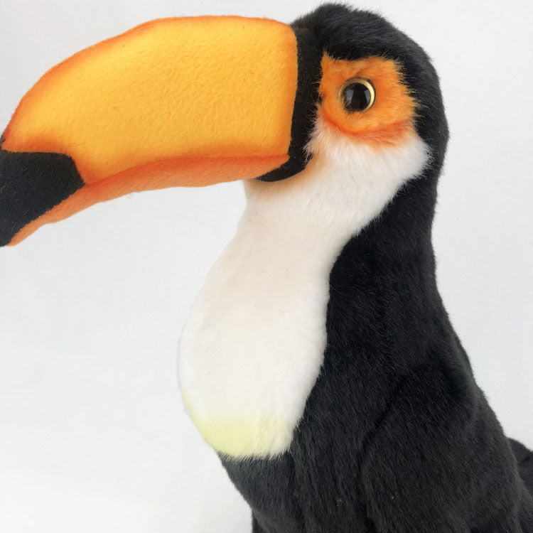 Simulation Toucan Plush Doll Plush Toy For Children — back view