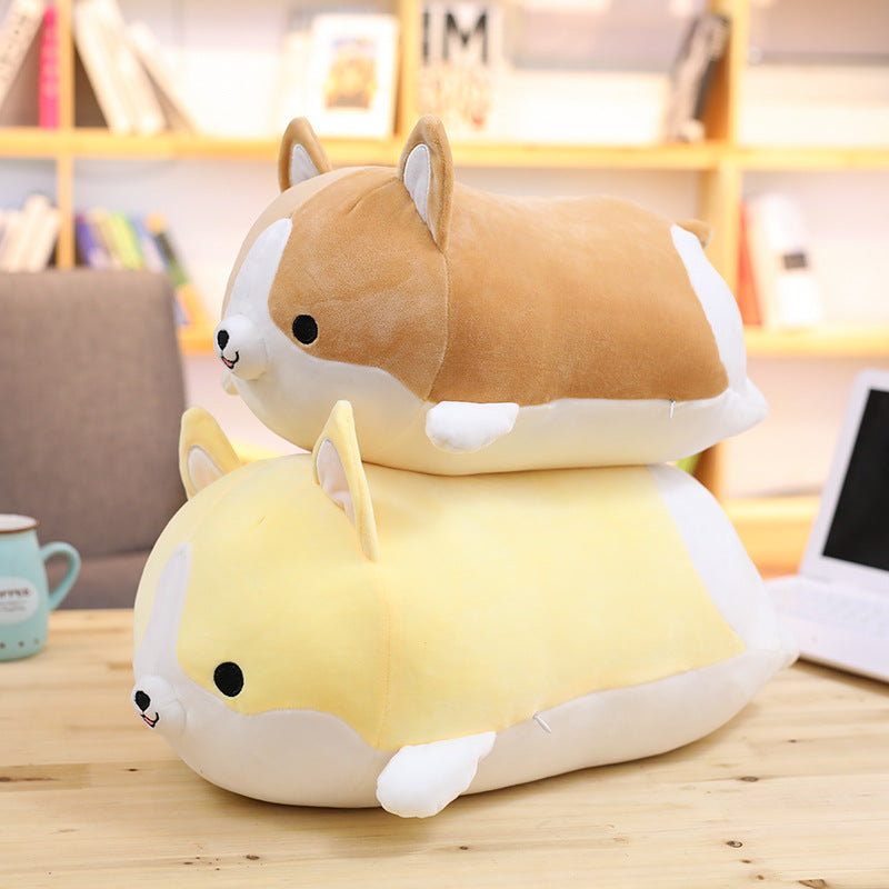 Cute Corgi Dog Plush Toy Stuffed Soft Animal Cartoon Pillow Lovely Christmas Gift for Kids Kawaii Valentine — packaging