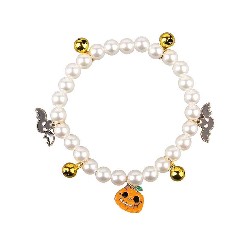 Pet Pearl Necklace Halloween - Magic Stories