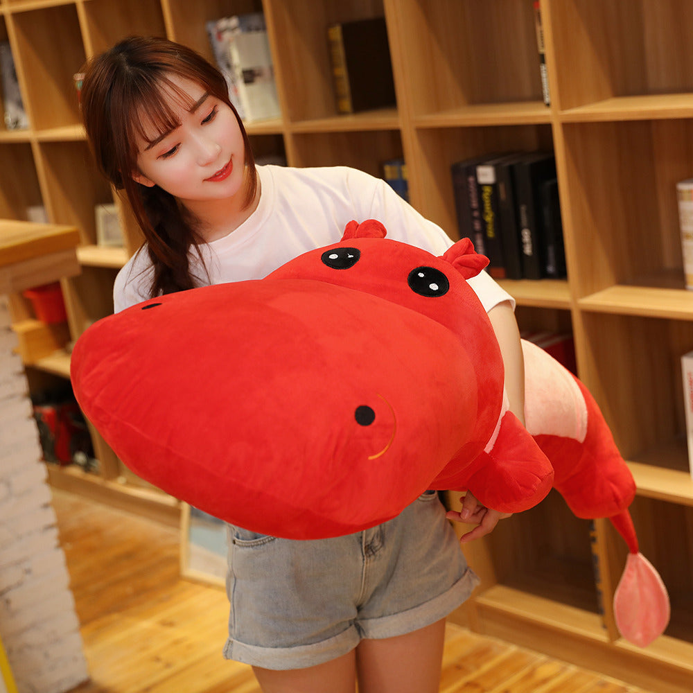 Hippo-shaped Long Pillow Plush Toy | Magic Stories