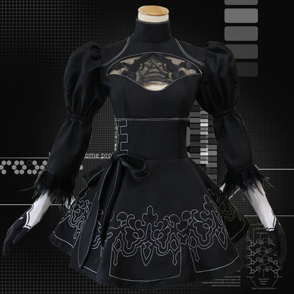Cosplay Dress Anime Women's Dress — back view