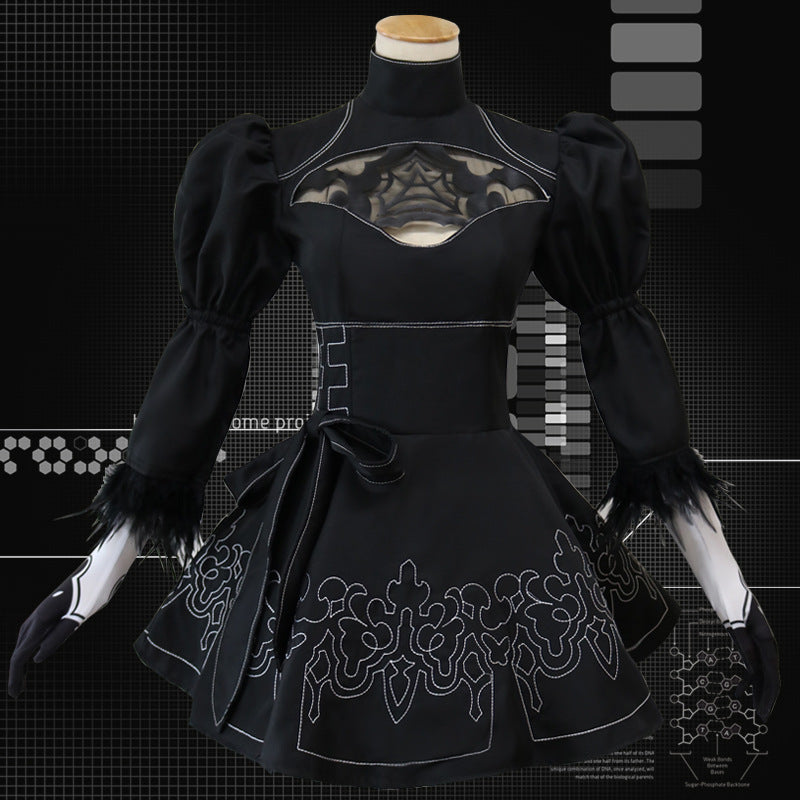 Cosplay Dress Anime Women's Dress — back view
