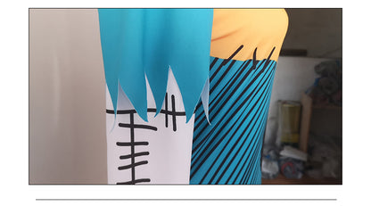 Nightmare Sally Skelington Adult Cosplay Anime Costume — detail