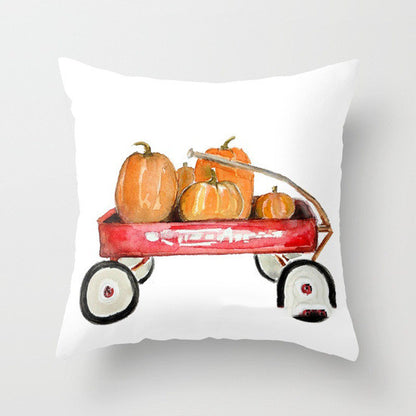 Pumpkin short plush sofa pillowcase | Magic Stories