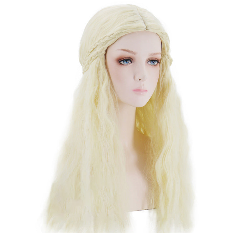 Game of Thrones cosplay wig — back view