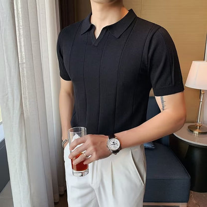 Men's Harajuku Polo Shirt Half Sleeve Men's T-shirt Fashion — packaging