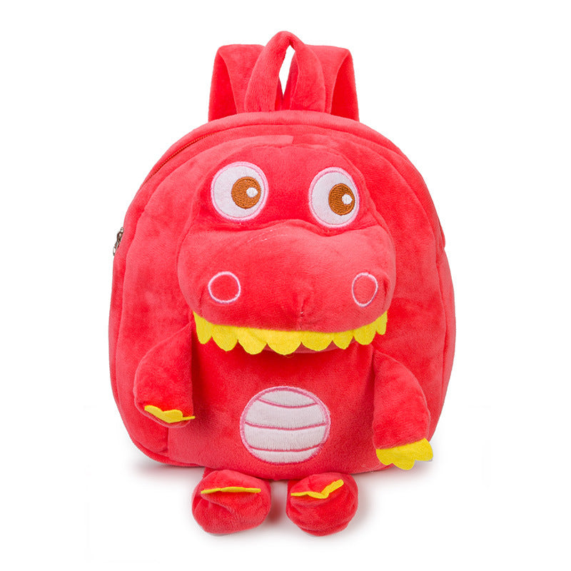 Baby Dinosaur Plush Toy Backpack — side view