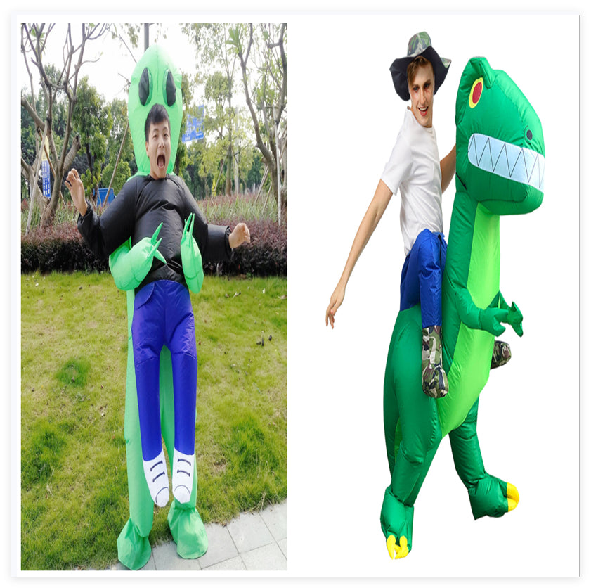 Trump Chair Inflatable Suit For Christmas Make-up Party Toys Dress Up Cosplay Costumes Outfit — side view