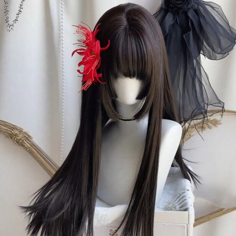 Synthetic Fiber Full Head Wig - Natural | Magic Stories
