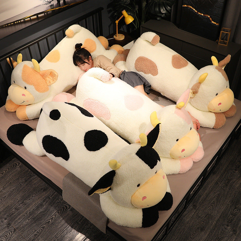 Cute Lying Cow Pillow Plush Toy Doll | Magic Stories