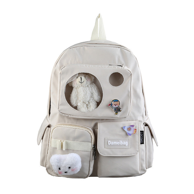 Korean Fashion Harajuku Girl Bear Backpack — packaging