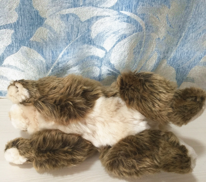 Bunny hare plush doll — detail